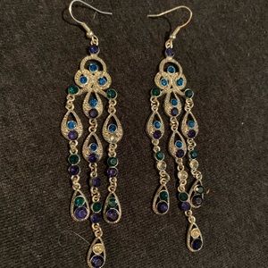 🔅Blue Dangle Earrings